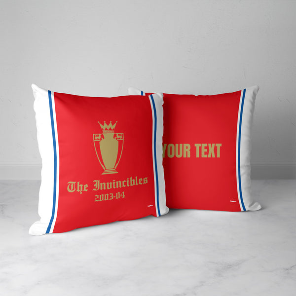 Arsenal Invincibles Personalised Cushion