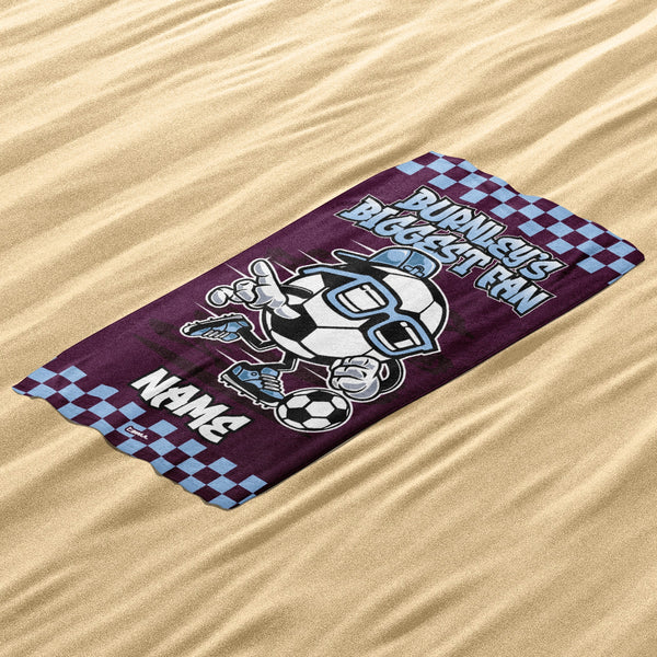 Burnley Kids Personalised Beach Towel