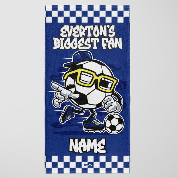 Everton Kids Personalised Beach Towel