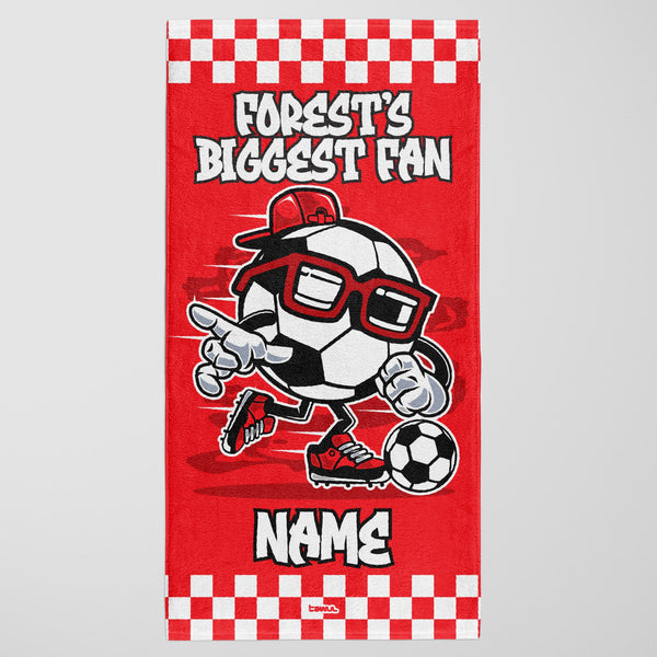 Nottingham Forest Kids Personalised Beach Towel