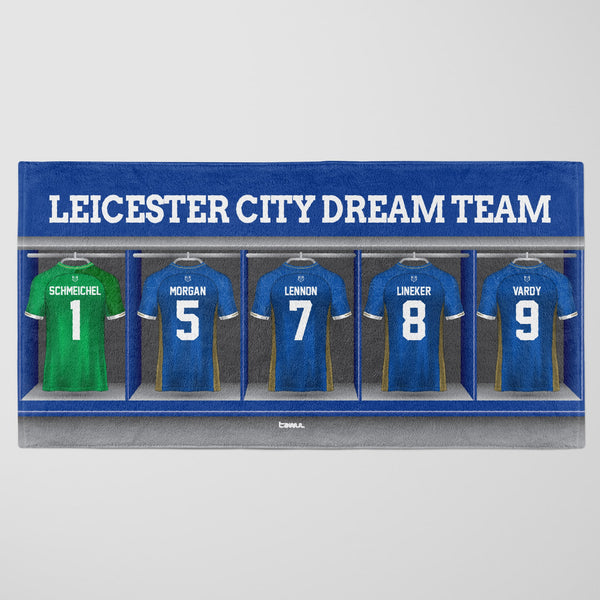 Leicester City Personalised Dream Team Beach Towel