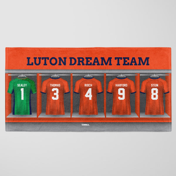 Luton Town Personalised Dream Team Beach Towel