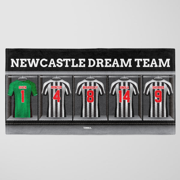 Newcastle United Personalised Dream Team Beach Towel