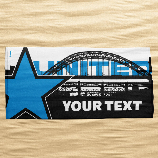 Newcastle Personalised Beach Towel