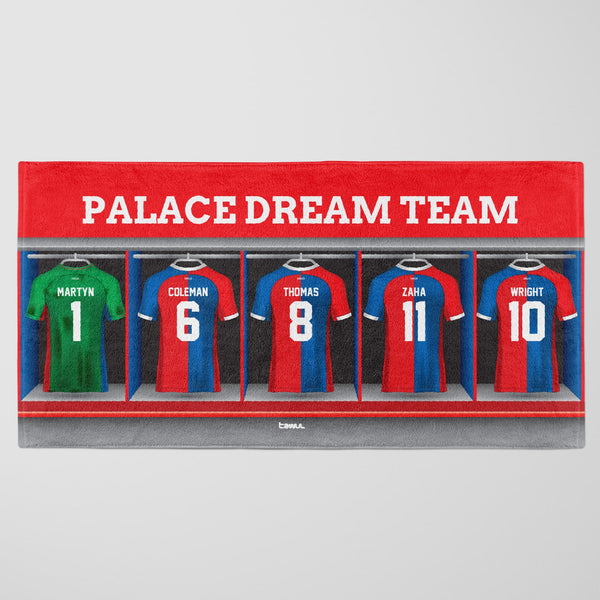 Crystal Palace Personalised Dream Team Beach Towel