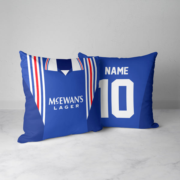 Rangers Retro 1996 Personalised Cushion