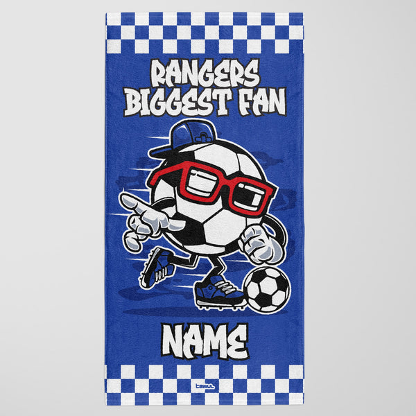 Rangers Kids Personalised Beach Towel