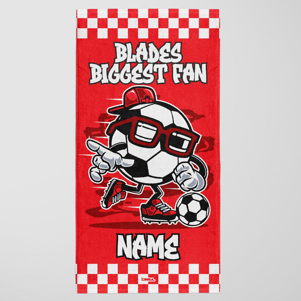 Sheffield United Kids Personalised Beach Towel