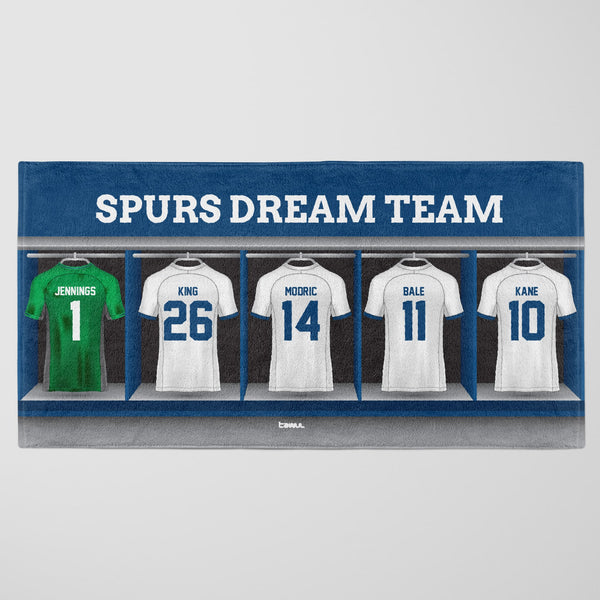 Tottenham Personalised Dream Team Beach Towel