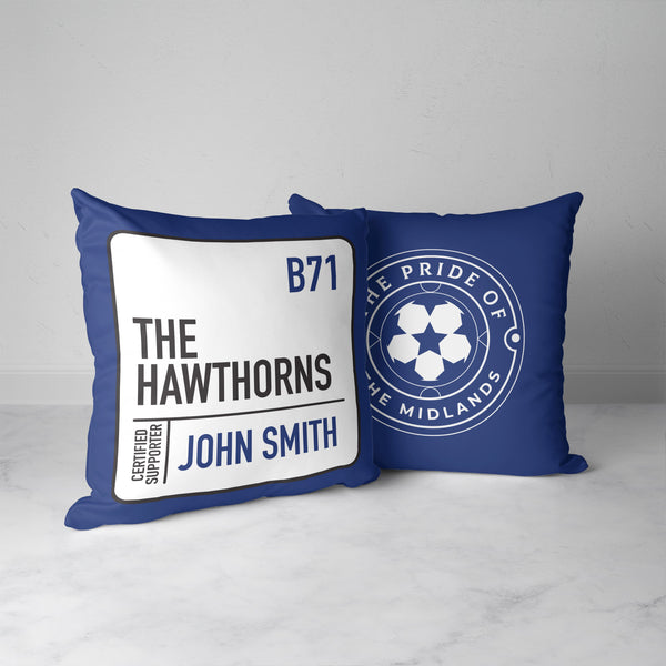 West Brom Personalised Cushion